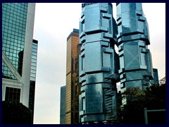 Lippo Towers, Far East Financial Center and Bank of China Tower.